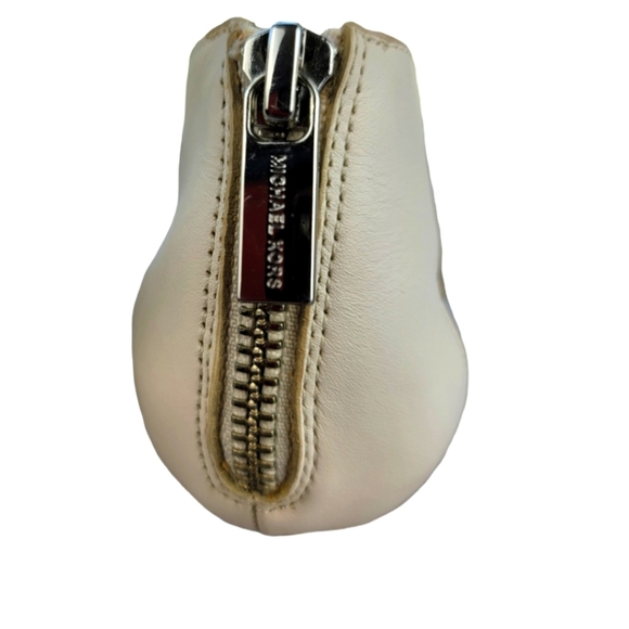 MICHAEL KORS Tripple Buckle‎ Open Toe Leather Pumps Zip Sandals Off White - Picture 5 of 14